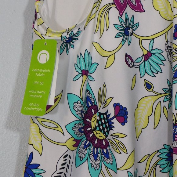 Kohl's Floral Tank Top With Shelf Padded Bra - Picture 4 of 9